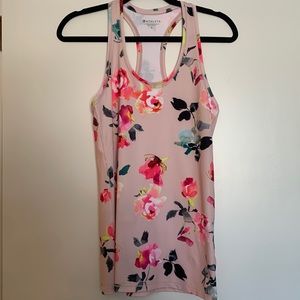 NWOT Athleta Floral Racerback Tank